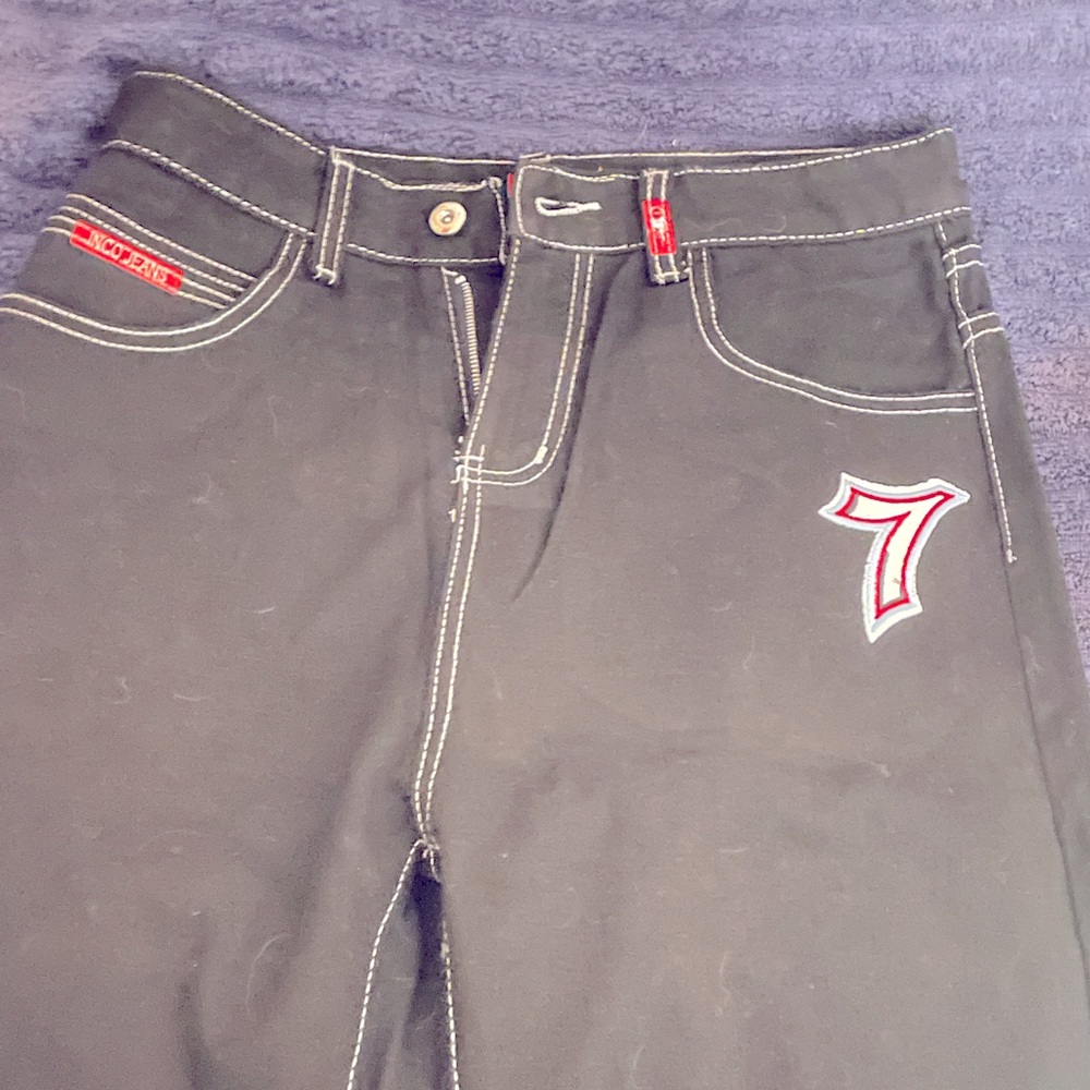 Jnco jeans lucky number 7 brand new never worn baggy y2k
